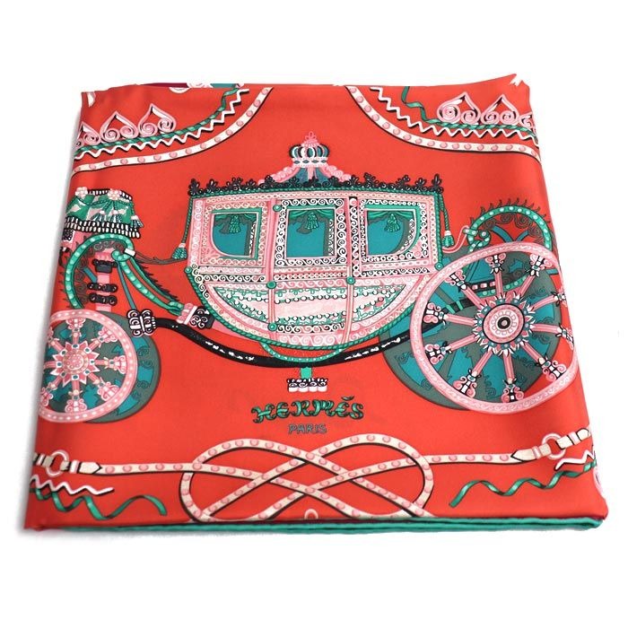 Hermes Carre 90 Paperoles Scarf