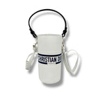 Christian Dior Bottle Holder 2-Way Mini Shoulder Bag Navy White — view 2