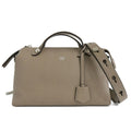 Fendi Visible Medium Leather 8 Bl146 Cuff Grey 2-Way Handbag