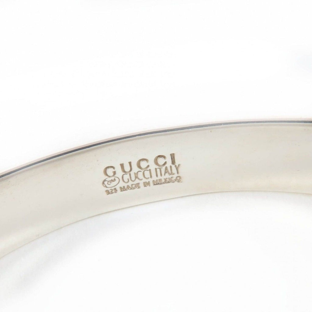 Gucci GG Bangle Bracelet Silver Weight — view 8