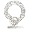 Hermes Chaine Dancre TGM Silver Bracelet 11 Link