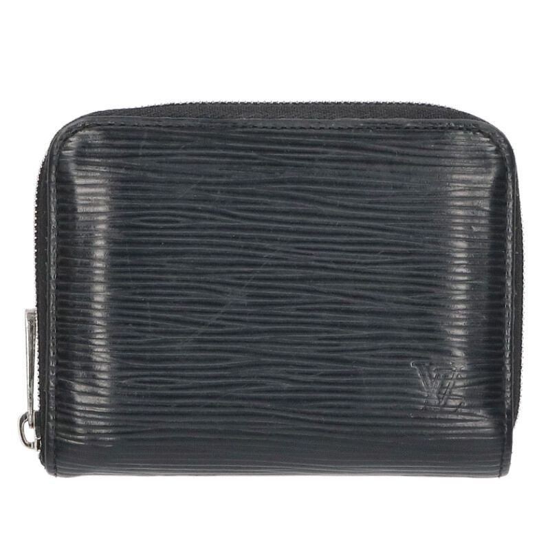 Louis Vuitton Zippy Coin Purse Epi Noir Black Case