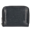 Louis Vuitton Zippy Coin Purse Epi Noir Black Case