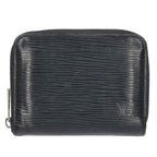 Louis Vuitton Zippy Coin Purse Epi Noir Black Case