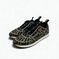 Fendi Sneakers Shoes Fabric Black Brown White Zucca Logo