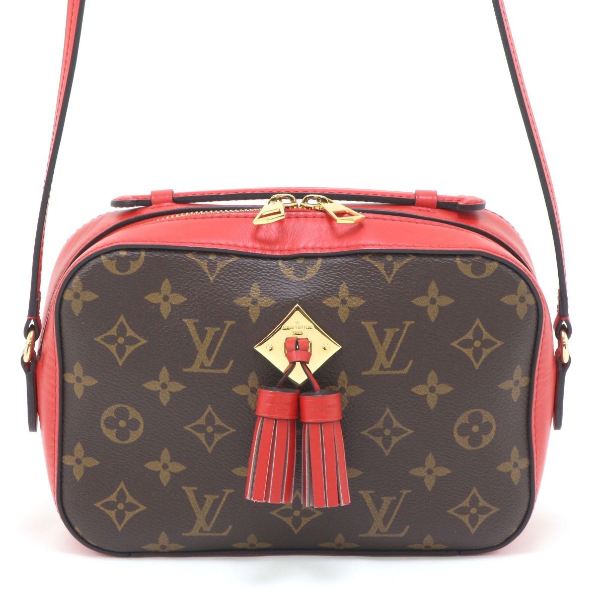 Louis Vuitton Monogram Saintonge Coquelicot Shoulder Bag