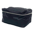 Hermes Pouch Travel Silk Mini Cube Black