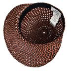 Hermes Tanzania Straw Sheep Leather Serie Button Hat Cap Multicolor 56 — view 5