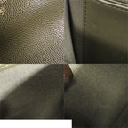 Chanel Chain Wallet Khaki Gold Caviar Leather 2-Way Shoulder Bag — view 7