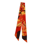 Hermes Twilly Silk Orange Red Scarf — view 2