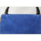 Celine Shoulder Bag Trapeze Blue Sand Beige Black 2-way — view 4
