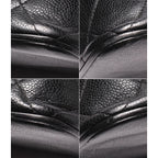 Chanel Tote Silver Medallion Caviar Leather CC Logo — view 5