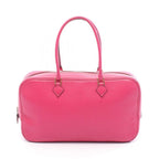 Hermes Handbag Plume Elan 28 Fuchsia Pink Leather