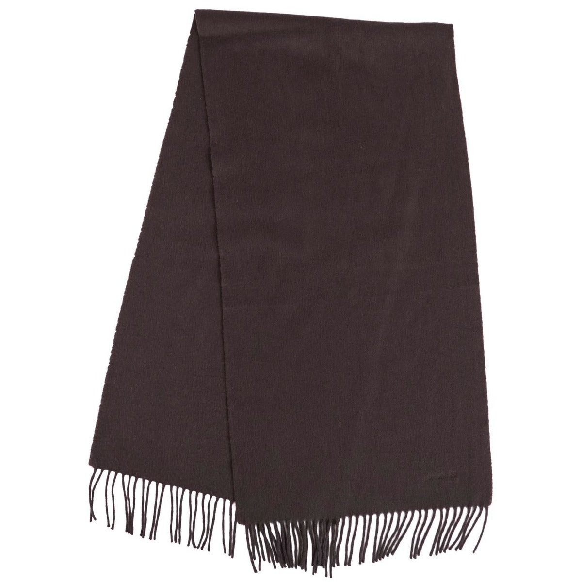 Hermes Muffler Shawl Cashmere Fringe Scarf