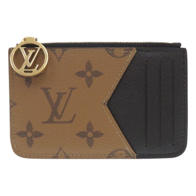 Louis Vuitton Porte Carte Romy Monogram Reverse IC Chip Brown Card Case — view 2