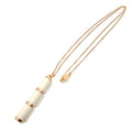 Hermes Charniere GM Vorsoft Metal Nata Rose Gold Necklace 0151