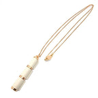 Hermes Charniere GM Vorsoft Metal Nata Rose Gold Necklace 0151
