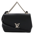 Louis Vuitton Lockme II 2 BB Chain Shoulder Bag 2-Way Noir Black