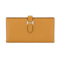 Hermes Bearn Soufflet Bifold Wallet Epsom Sesame