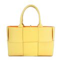 Bottega Veneta Intrecciato Small Arco Tote Leather Yellow