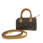 Louis Vuitton Monogram Mini Speedy With Strap