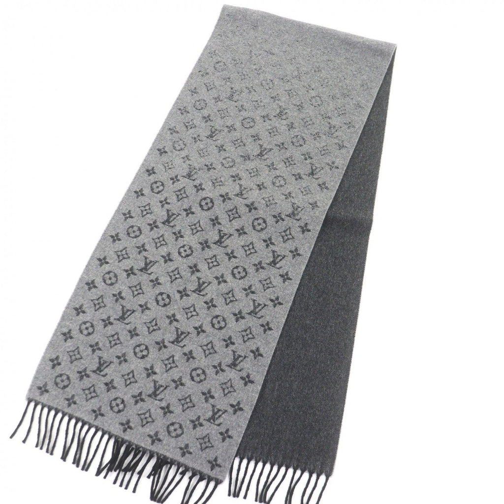 Louis Vuitton Monogram Gradient Cashmere Wool Fringe Scarf — view 3