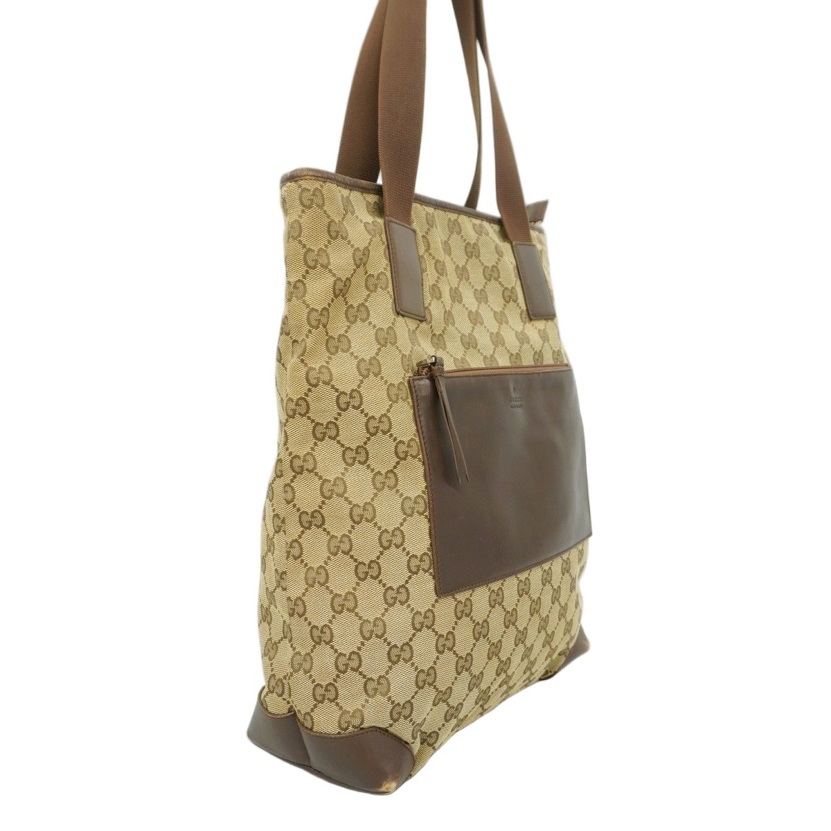 Gucci Tote GG Canvas 019 Beige Brown Silver — view 2