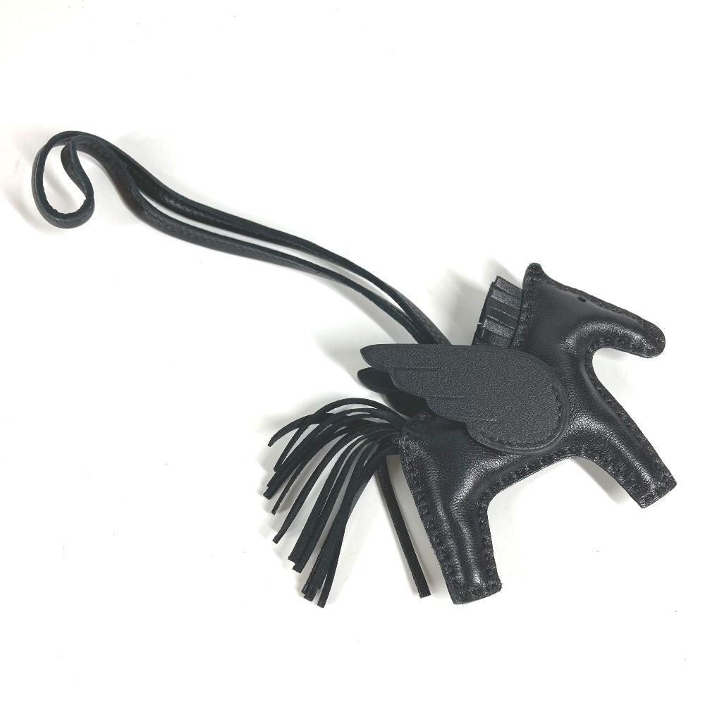 Hermes Charm Rodeo Pegase Pegasus PM Agno Milo Black