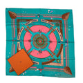 Hermes Carre 90 Silk Scarf Enchanted Garden Magic Green Box