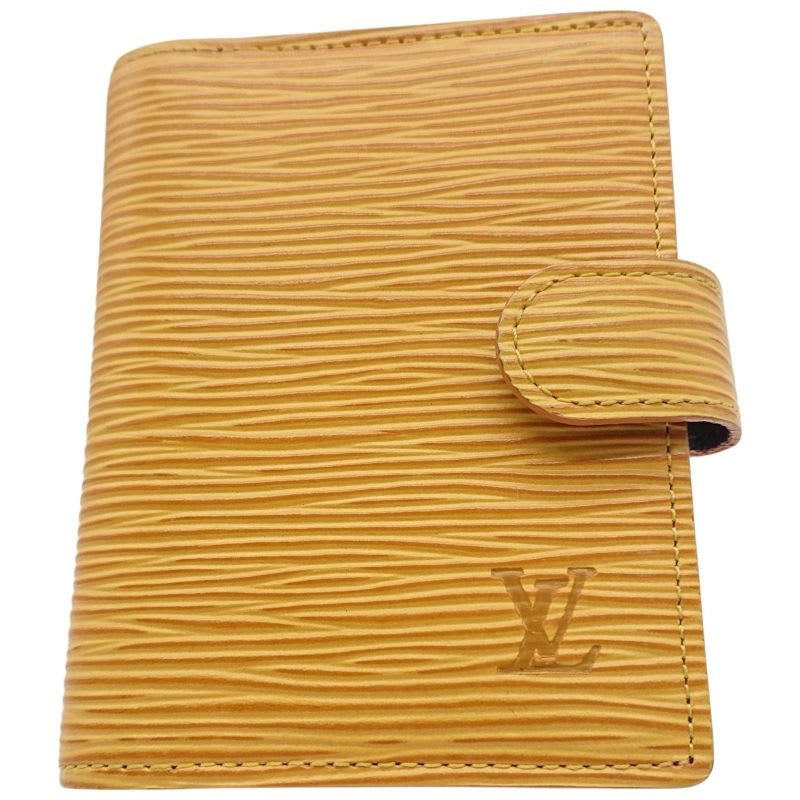 Louis Vuitton Epi Agenda Mini Notebook Cover Yellow