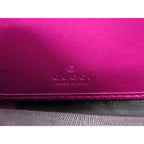 Gucci Long Wallet Shiny Micro Guccissima Zip Around Pink Purpleish — view 5