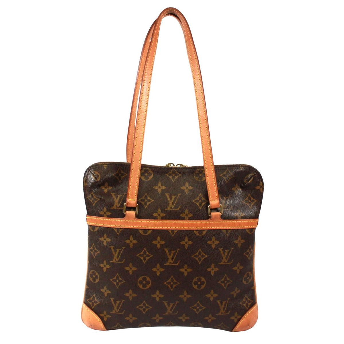 Louis Vuitton Coussin GM Monogram Leather Brown Shoulder Bag Gold — view 3