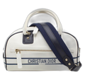 Dior Vibe Small Bow Sling Bag : White Navy
