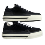 Chanel Suede Sneakers 38 Black Off White — view 5