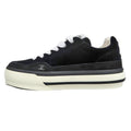 Chanel Suede Sneakers 38 Black Off White