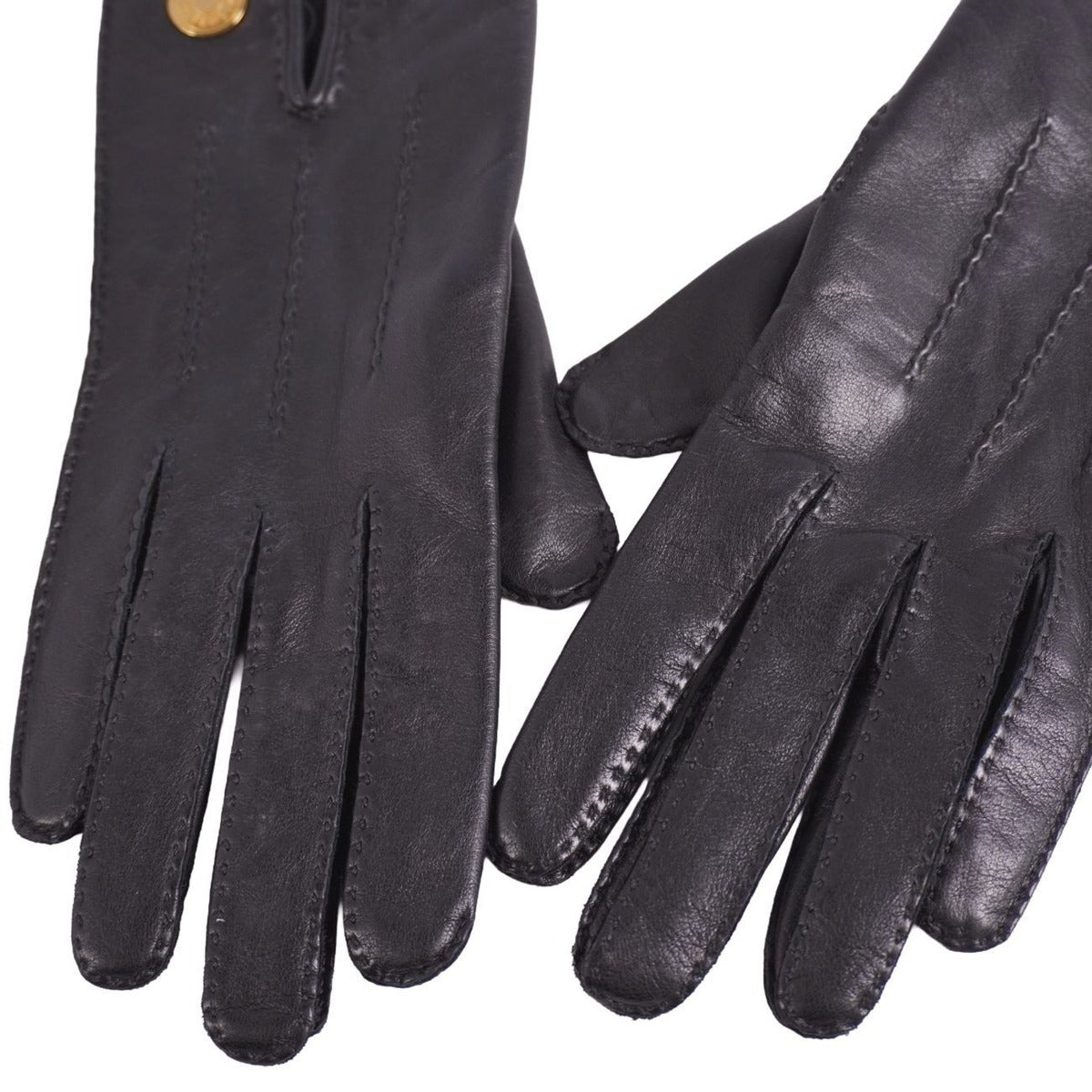 Hermes Gloves Serie Button Lamb Leather Fran — view 4