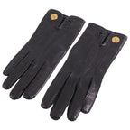 Hermes Gloves Serie Button Lamb Leather Fran