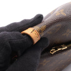 Louis Vuitton Shoulder Bag Menilmontan MM Canvas Leather — view 6