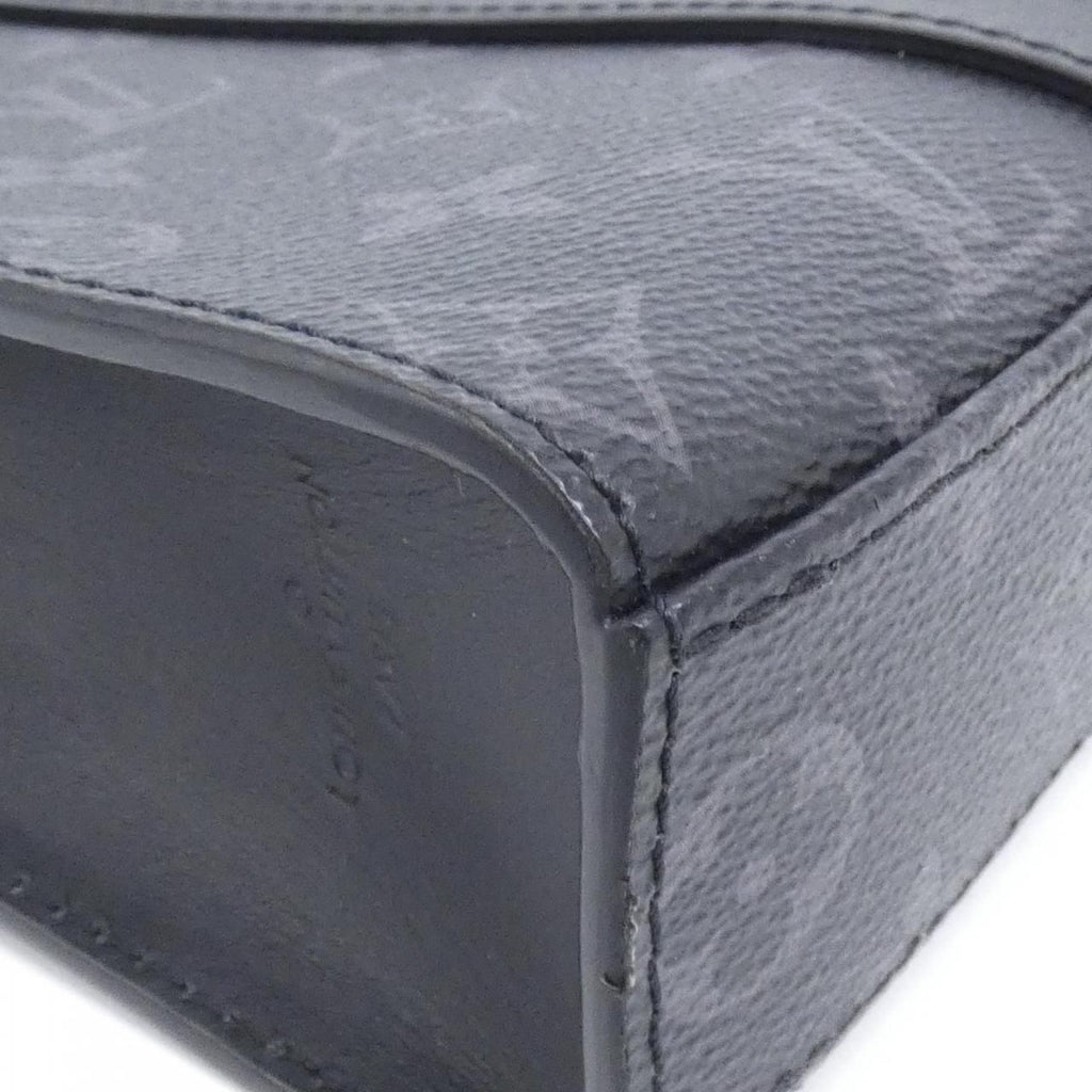 Louis Vuitton Monogram Eclipse Sac Plat Cross Bag — view 3