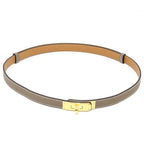 Hermes Belt Kelly 18 Vaux Epson Etoupe Gold Hardware — view 2