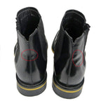 Fendi Side Gore Boots 7 Black with Logo — view 6