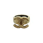 Chanel Coco Mark Metal 12 Gold Ring 0796