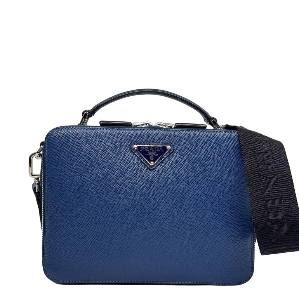 Prada Super IC Brick Saffiano Leather Shoulder Bag