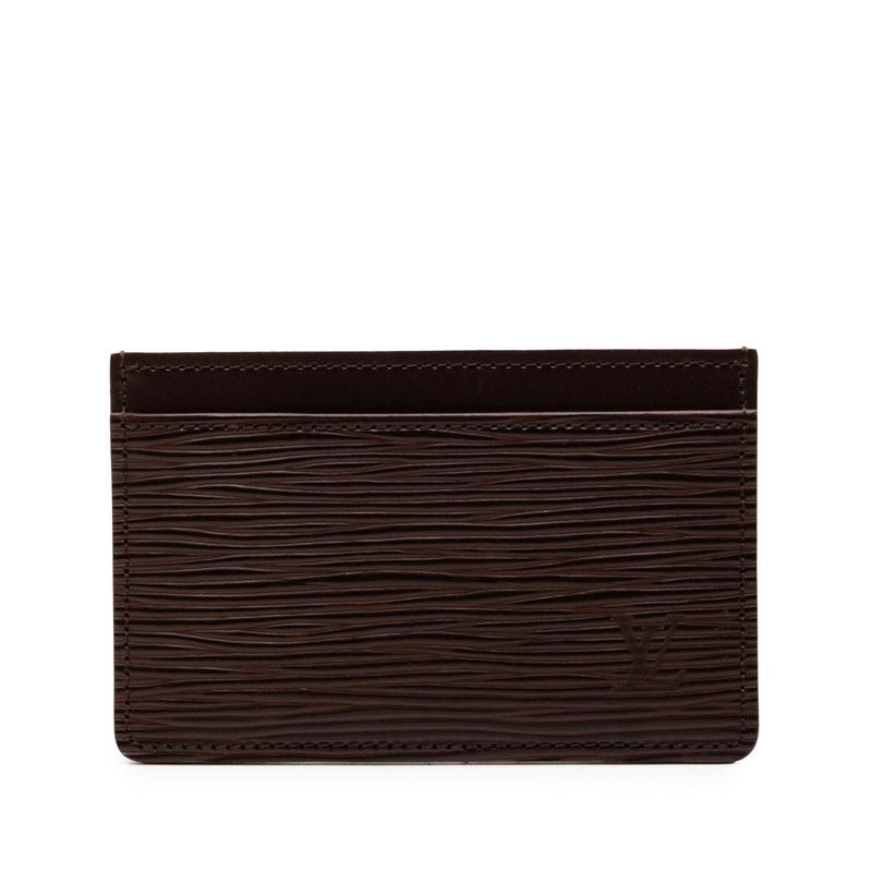 Louis Vuitton Epi Porto Carte Sample Card Case Pass M6351 D Mocha Brown — view 2