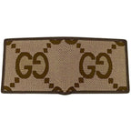 Gucci Bifold Wallet Beige Brown Jumbo GG — view 2
