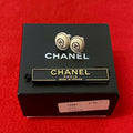 Chanel Vintage Coco Mark Motif Plated Earrings Accessories 00T