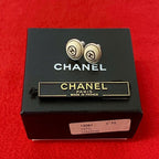 Chanel Vintage Coco Mark Motif Plated Earrings Accessories 00T — view 2