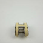 Hermes Pop Necklace Pendant Ivory Silver Vintage — view 5