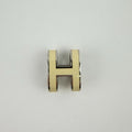 Hermes Pop Necklace Pendant Ivory Silver Vintage