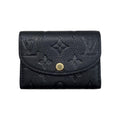 Louis Vuitton Coin Case Porte Monnaie Rosalie Monogram Empreinte Noir